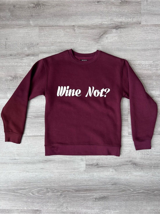 Brunette The Label Tops - Brunette The Label Women’s Burgundy Sweatshirt size xxs